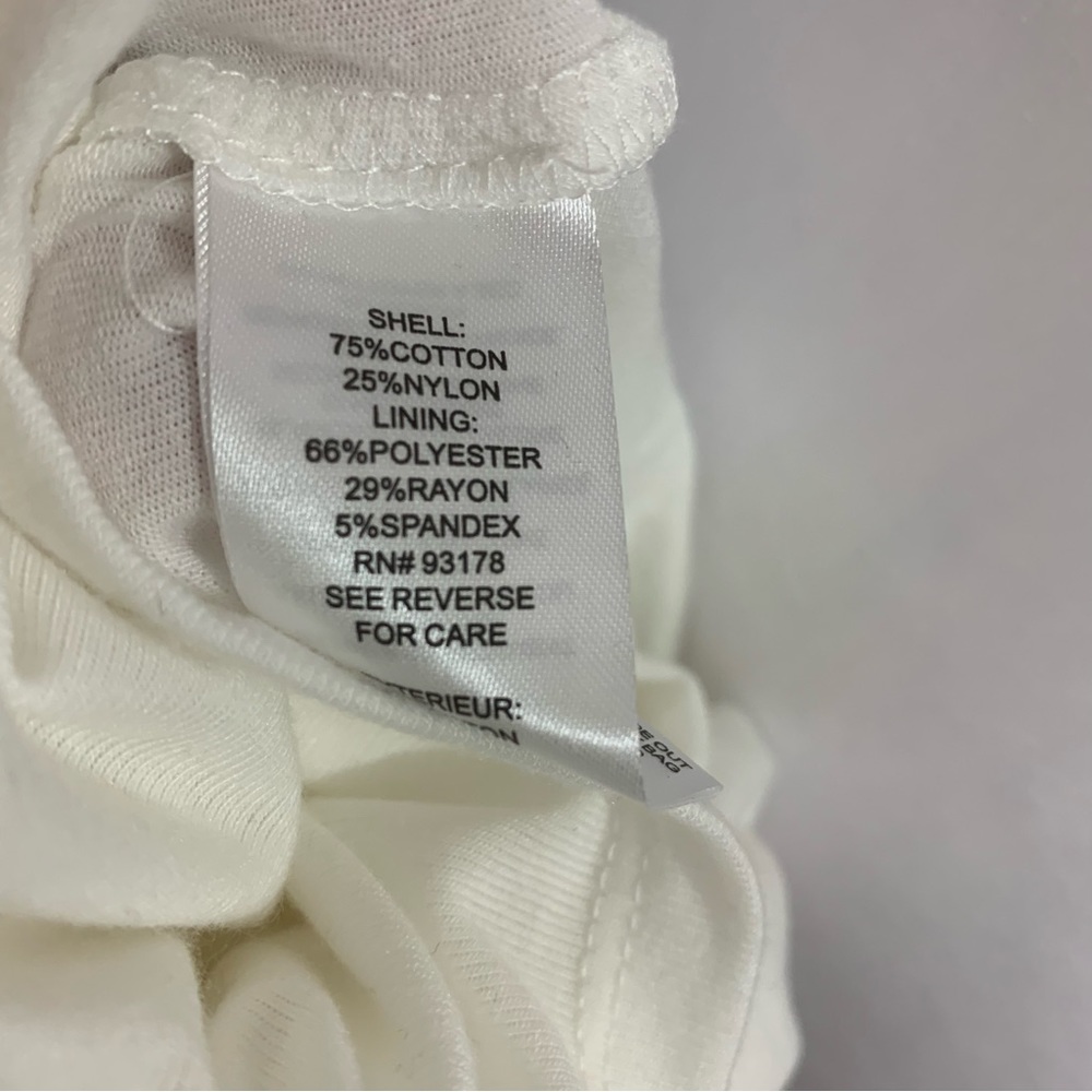 NEW T Tahari Crew Neck Lace Ivory Blouse - Picture 9 of 11